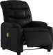 vidaXL Rozkładany fotel masujący, elektryczny, czarny, sztuczna skóra 3