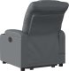 vidaXL Rozkładany fotel pionizujący z masażem, elektryczny, szary 5