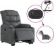 vidaXL Rozkładany fotel pionizujący z masażem, elektryczny, szary 6