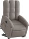 vidaXL Podnoszony fotel masujący, elektryczny, rozkładany, kolor taupe 3