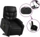vidaXL Rozkładany fotel pionizujący z masażem, elektryczny, czarny 11