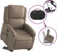 vidaXL Rozkładany fotel pionizujący z masażem, elektryczny, cappuccino 11