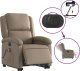 vidaXL Rozkładany fotel pionizujący z masażem, elektryczny, cappuccino 6