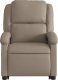 vidaXL Rozkładany fotel pionizujący z masażem, elektryczny, cappuccino 9