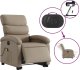 vidaXL Rozkładany fotel pionizujący z masażem, elektryczny, cappuccino 5