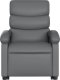 vidaXL Podnoszony fotel masujący, rozkładany, szary 8