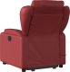 vidaXL Rozkładany fotel pionizujący z masażem, elektryczny, bordowy 5