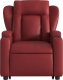 vidaXL Rozkładany fotel pionizujący z masażem, elektryczny, bordowy 9
