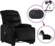 vidaXL Rozkładany fotel pionizujący z masażem, elektryczny, czarny 6