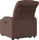 vidaXL Rozkładany fotel pionizujący z masażem, elektryczny, brązowy 5