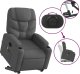 vidaXL Podnoszony fotel masujący, elektryczny, rozkładany, ciemnoszary 11