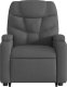 vidaXL Podnoszony fotel masujący, elektryczny, rozkładany, ciemnoszary 9