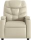 vidaXL Rozkładany fotel pionizujący, elektryczny, kremowy, ekoskóra 9