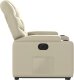 vidaXL Rozkładany fotel pionizujący, elektryczny, kremowy, ekoskóra 10
