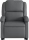 vidaXL Rozkładany fotel pionizujący z masażem, elektryczny, szary 9