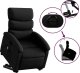 vidaXL Podnoszony fotel masujący, rozkładany, czarny 5