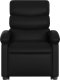 vidaXL Podnoszony fotel masujący, rozkładany, czarny 8