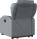 vidaXL Rozkładany fotel pionizujący z masażem, elektryczny, szary 5