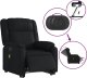 vidaXL Rozkładany fotel pionizujący z masażem, elektryczny, czarny 6
