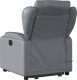 vidaXL Podnoszony fotel masujący, rozkładany, szary 5