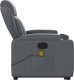 vidaXL Podnoszony fotel masujący, rozkładany, szary 10