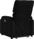 vidaXL Podnoszony fotel rozkładany, czarny, obity tkaniną 5