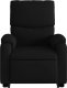 vidaXL Podnoszony fotel rozkładany, czarny, obity tkaniną 9