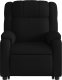vidaXL Podnoszony fotel masujący, rozkładany, czarny, obity tkaniną 9