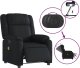 vidaXL Rozkładany fotel masujący, elektryczny, czarny, sztuczna skóra 6