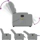 vidaXL Podnoszony fotel masujący, rozkładany, jasnoszary, tkanina 7