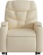 vidaXL Podnoszony fotel masujący, elektryczny, rozkładany, kremowy 9