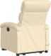 vidaXL Podnoszony fotel masujący, elektryczny, rozkładany, kremowy 4