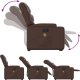 vidaXL Rozkładany fotel pionizujący z masażem, elektryczny, brązowy 7