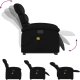 vidaXL Rozkładany fotel pionizujący z masażem, elektryczny, czarny 6