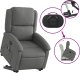 vidaXL Podnoszony fotel masujący, elektryczny, rozkładany, ciemnoszary 11