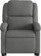 vidaXL Podnoszony fotel masujący, elektryczny, rozkładany, ciemnoszary 9