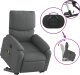 vidaXL Podnoszony fotel masujący, elektryczny, rozkładany, ciemnoszary 11