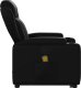 vidaXL Podnoszony fotel masujący, rozkładany, czarny 10