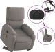 vidaXL Podnoszony fotel masujący, elektryczny, rozkładany, kolor taupe 11