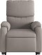 vidaXL Podnoszony fotel masujący, elektryczny, rozkładany, kolor taupe 9