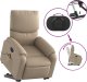 vidaXL Rozkładany fotel pionizujący z masażem, elektryczny, cappuccino 10