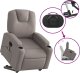 vidaXL Podnoszony fotel masujący, elektryczny, rozkładany, kolor taupe 11