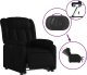 vidaXL Rozkładany fotel pionizujący, elektryczny, czarny, ekoskóra 5