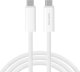 Kabel USB 4smarts USB-C - USB-C 1.5 m Biały (540959) 1