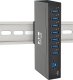 HUB USB Eaton Eaton Tripp Lite series 7-Port USB 3.0 Hub SuperSpeed with Dedicated 2A USB Charging iPad Tablet Metal - Hub - 7 x SuperSpeed USB 3.0 - an DIN-Schiene montierbar, wandmontierbar 8