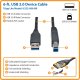 Kabel USB Eaton USB-B - USB-A 1.83 m Czarny (U322-006-BK) 2