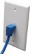 Eaton Eaton Tripp Lite Series Down-Angle Cat6 Gigabit Molded UTP Ethernet Cable (RJ45 Right-Angle Down M to RJ45 M), Blue, 5 ft. (1.52 m) - Patch-Kabel - RJ-45 (M) zu RJ-45 (M) - 1.5 m - CAT 6 - geformt, verseilt - Blau 1