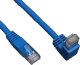 Eaton Eaton Tripp Lite Series Down-Angle Cat6 Gigabit Molded UTP Ethernet Cable (RJ45 Right-Angle Down M to RJ45 M), Blue, 5 ft. (1.52 m) - Patch-Kabel - RJ-45 (M) zu RJ-45 (M) - 1.5 m - CAT 6 - geformt, verseilt - Blau 2
