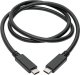 Kabel USB Eaton USB-C - USB-C 0.91 m Czarny (U420-C03-G2-5A) 2