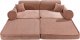 MeowBaby MeowBaby Aesthetic Sztruksowa sofa dziecięca Prem 4